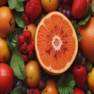 aesthetic fruit background
