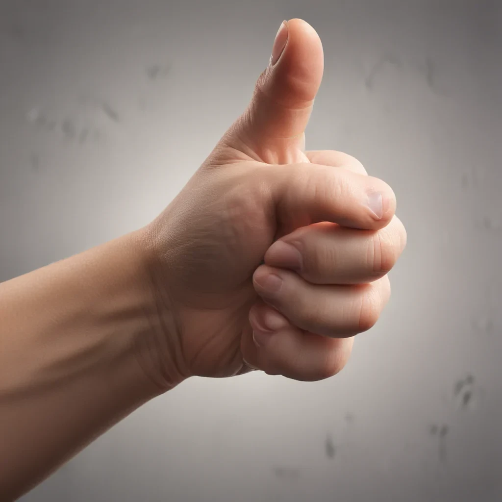 point finger png
