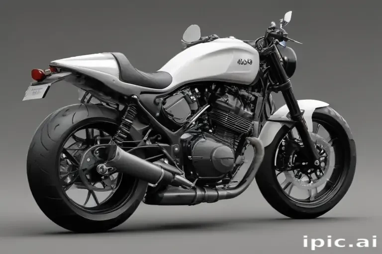 motorcycle clipart black and white