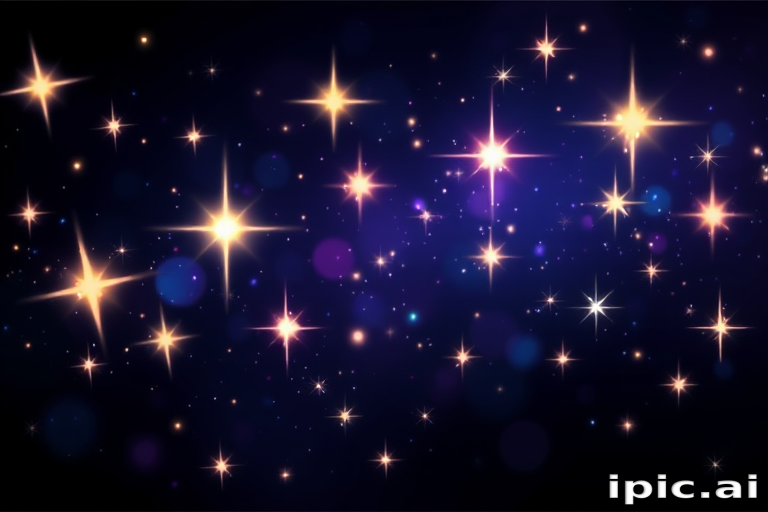 sparkling stars png