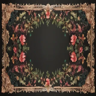 floral page borders