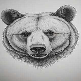 bear drawing