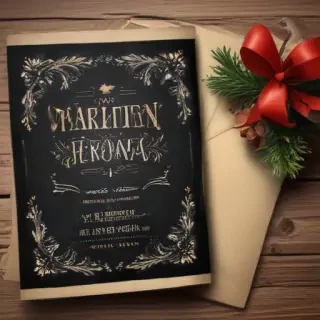 christmas card template psd