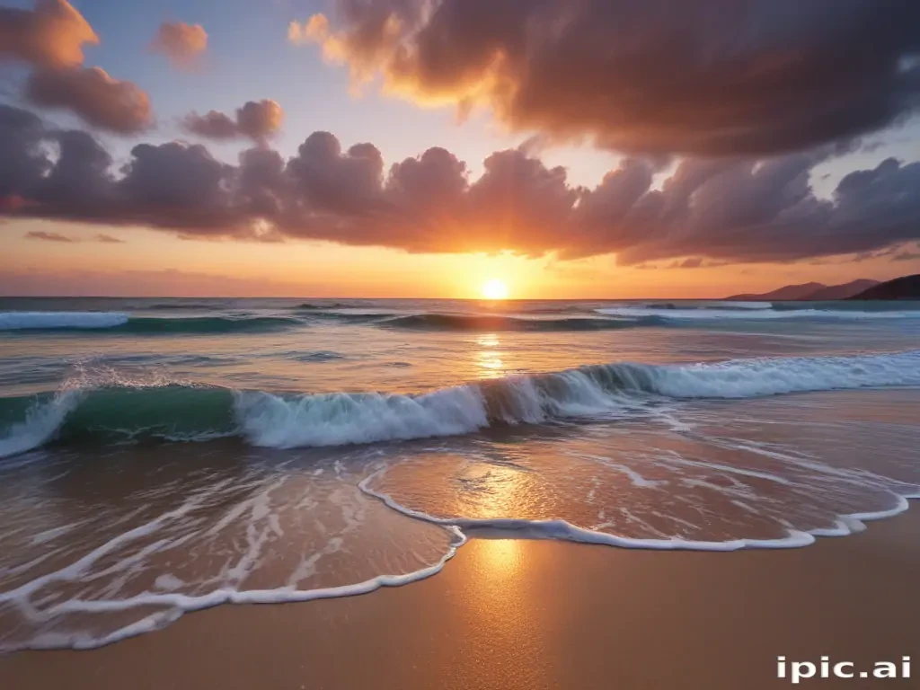 ios beach wallpaper