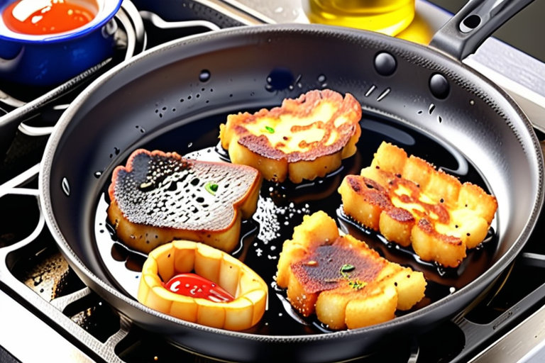 miracle of the oil pan fried dish