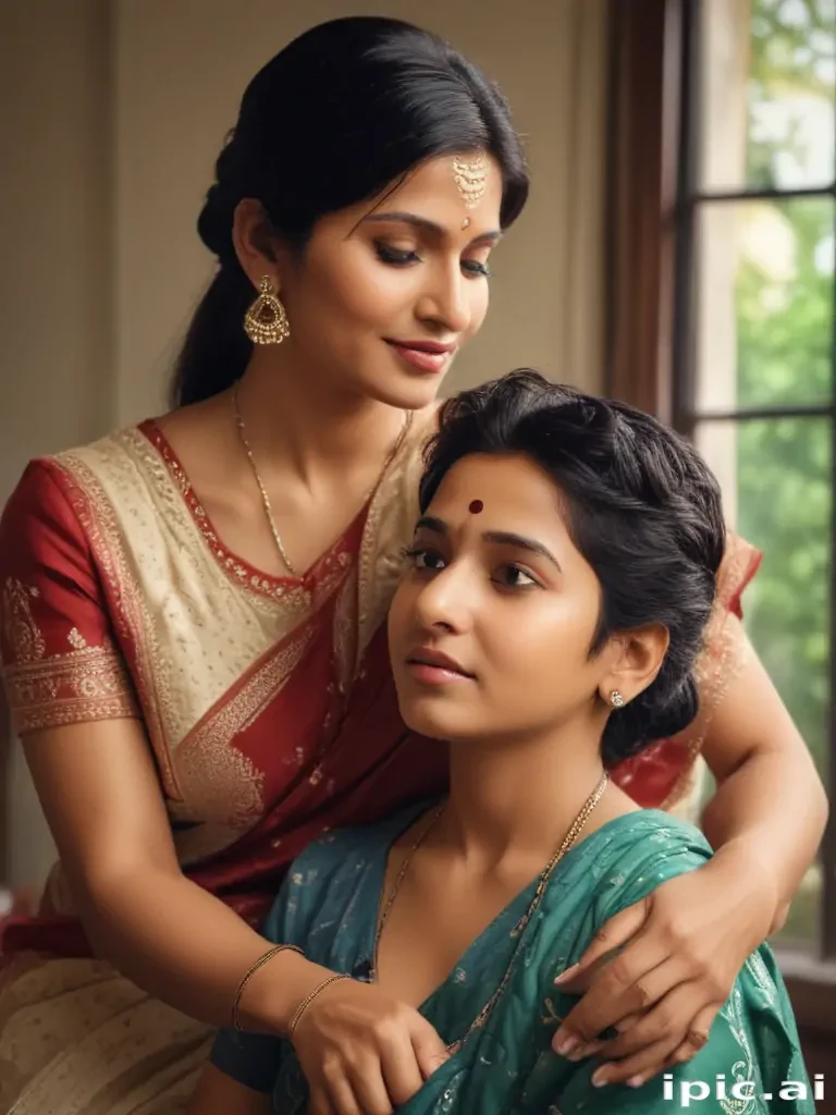 indian mom and son