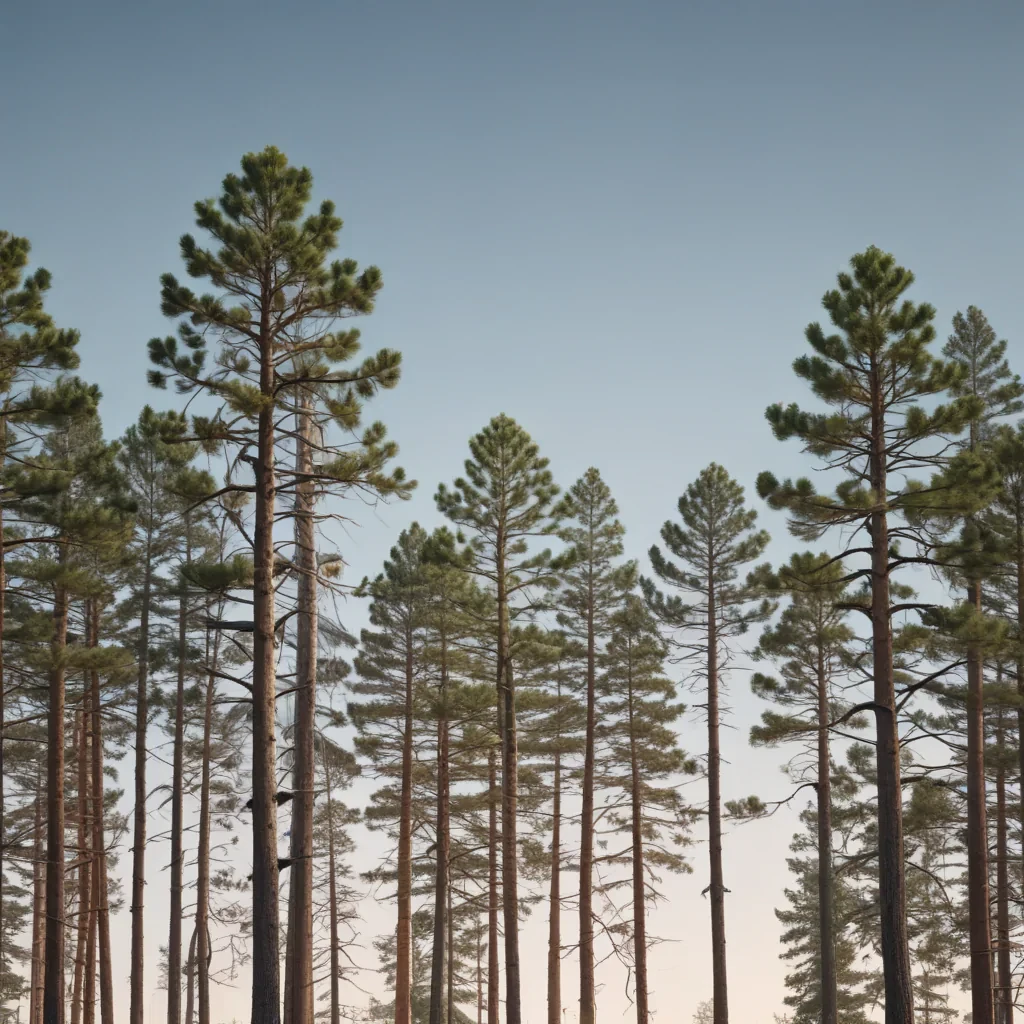 pine trees transparent background