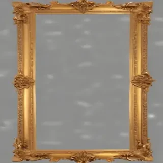 golden frame png transparent