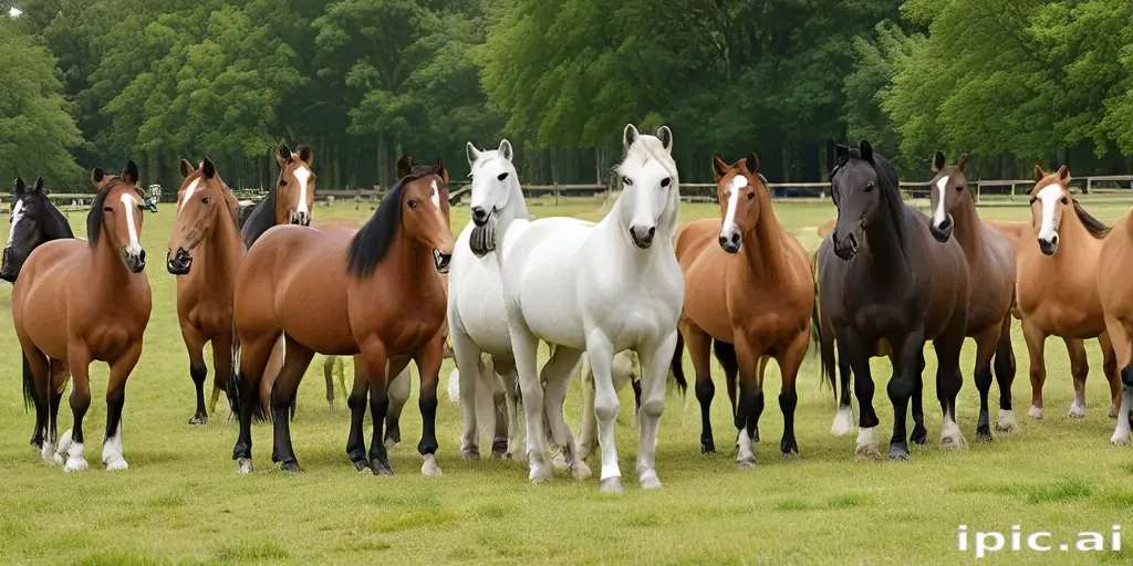 horses cartoon