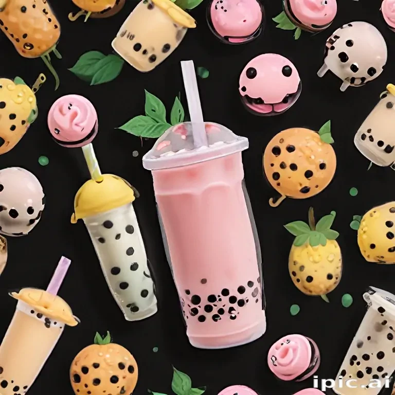 bubble tea wallpaper