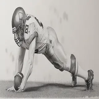 football drawing