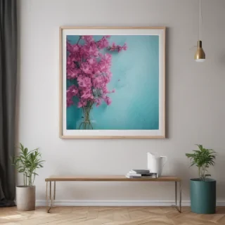 free wall art mockup