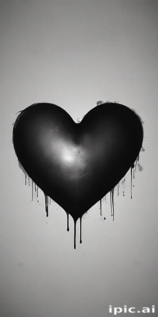 black heart image