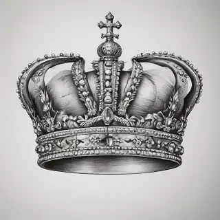 crown drawing