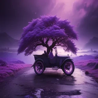 aesthetic purple pictures