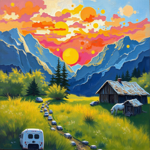 oil painting wallpaper
