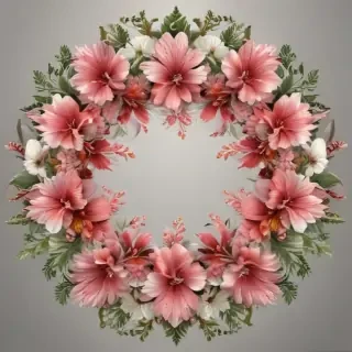 png border flower