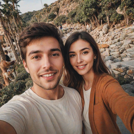 selfie background