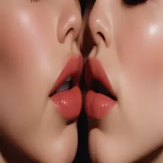 aesthetic kiss