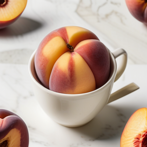 cup a fruit freestone peaches