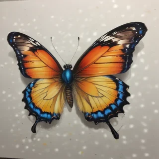 picture of a butterfly drawing