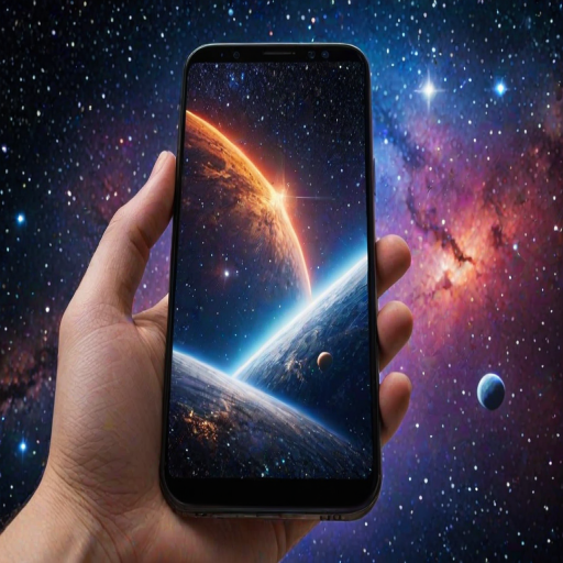 space background phone