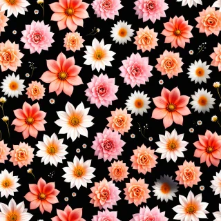 real flowers transparent background