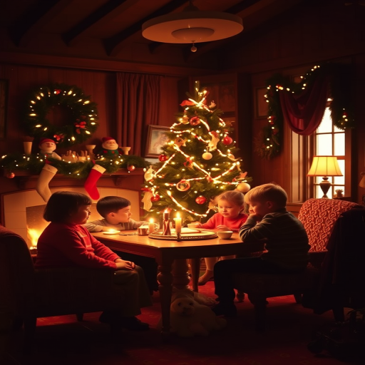old fashioned christmas pictures