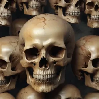 skull background