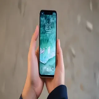 person holding phone