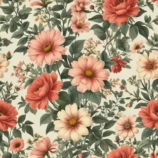 vintage flower illustration