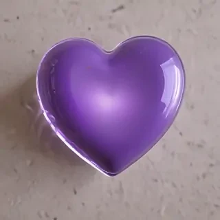 aesthetic purple heart