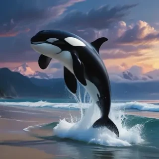 wallpaper orca