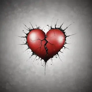 broken heart background