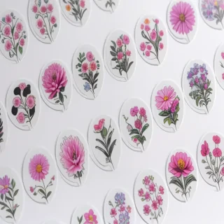 aesthetic flower stickers