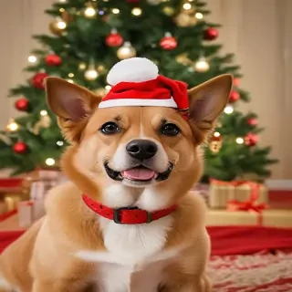 christmas dog photos