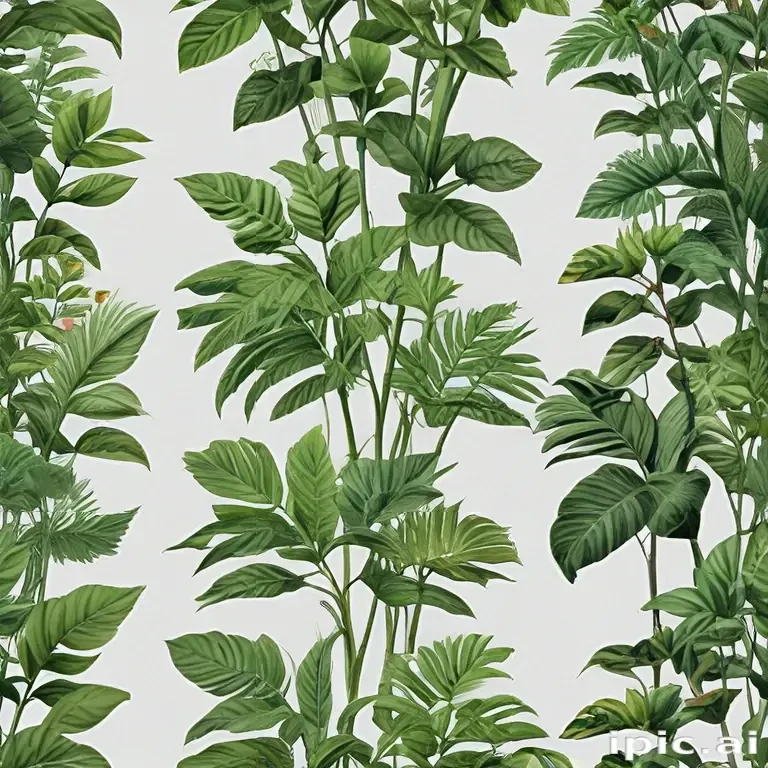 plants transparent background