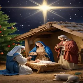 merry christmas nativity images free