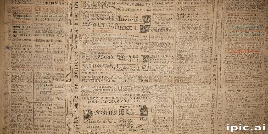 old newspaper background