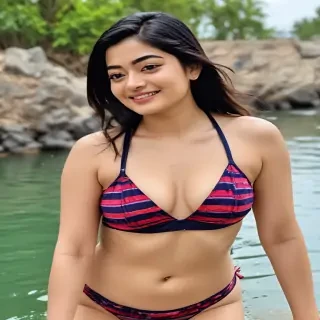 rashmika mandanna hot bikini