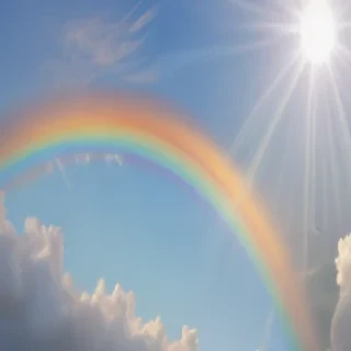 rainbow back round