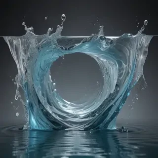 water transparent background