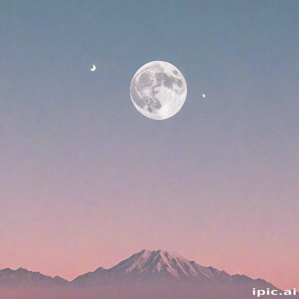 pastel aesthetic moon wallpaper