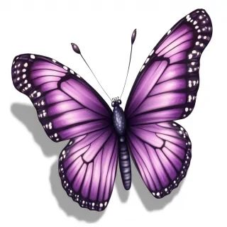 purple butterfly png