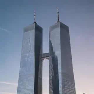 twin towers transparent