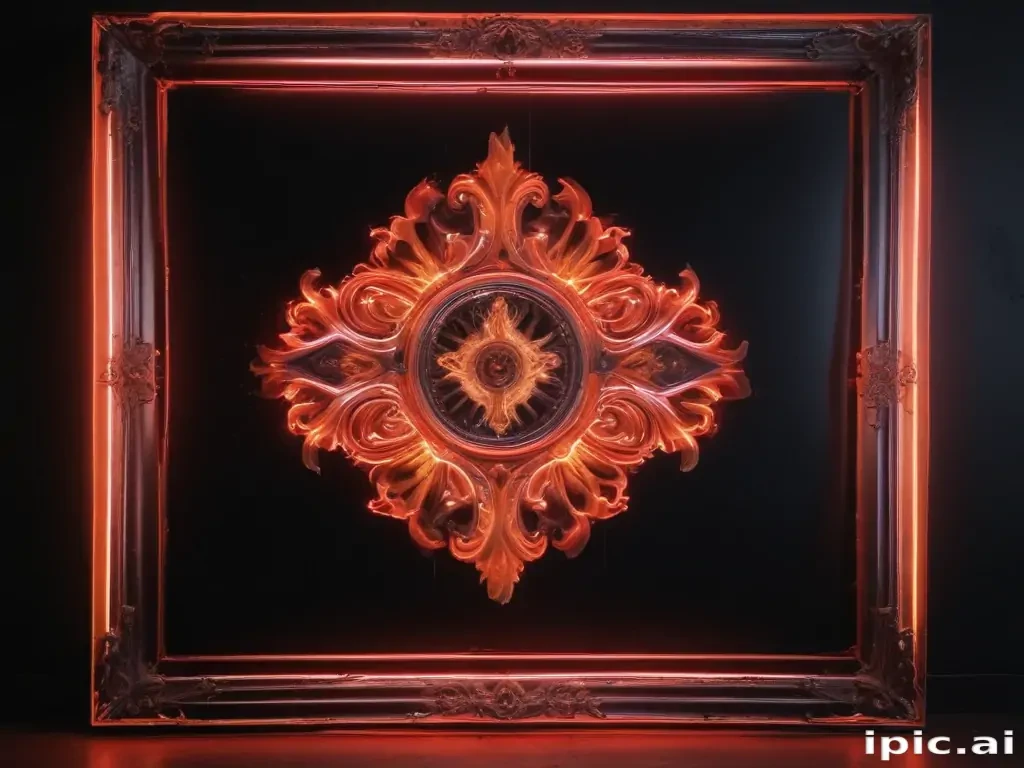 neon frame