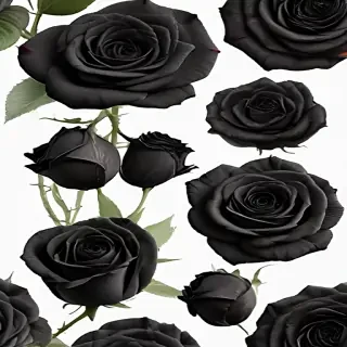 black roses png
