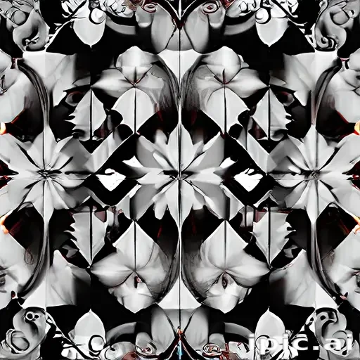 black and white patterns