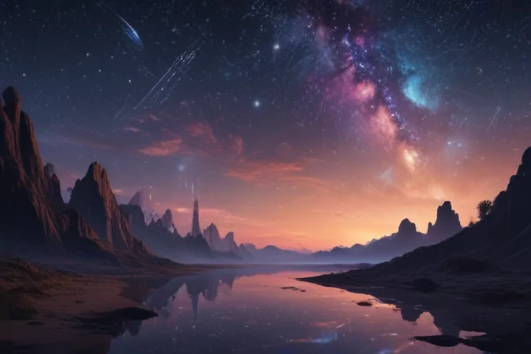 starry background aesthetic