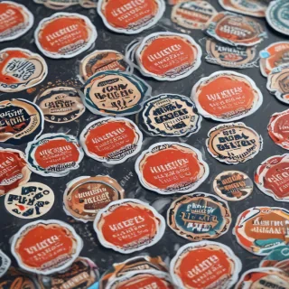 stickers mockup